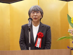 受賞者挨拶　鳥取県立図書館　西尾麻都子館長